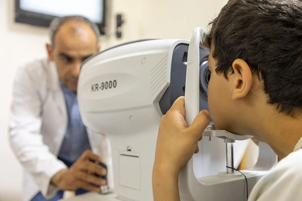 Health Care eye checkup