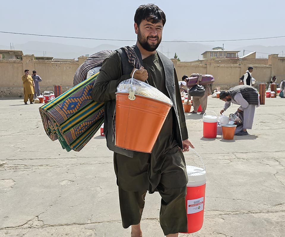 Afghanistan flood relief aid