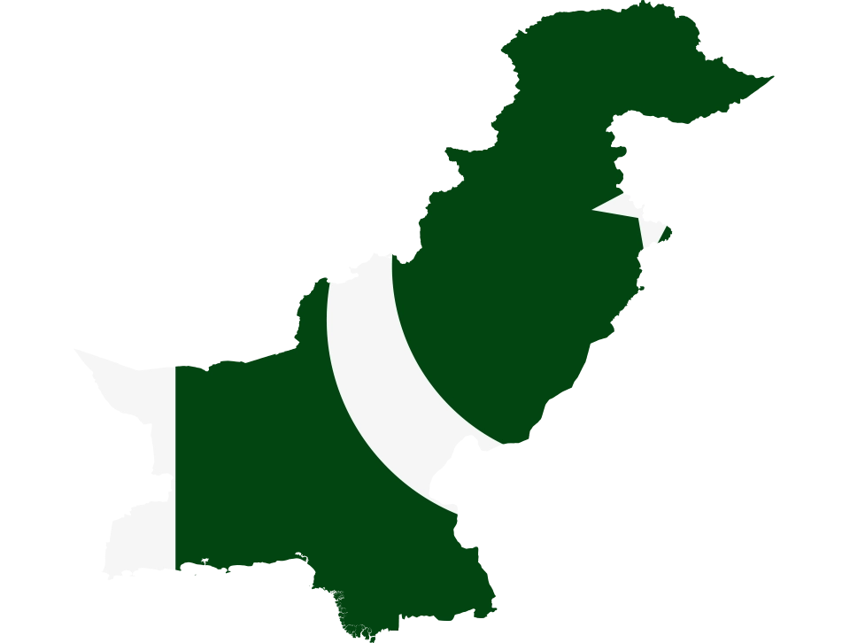 pakistan map